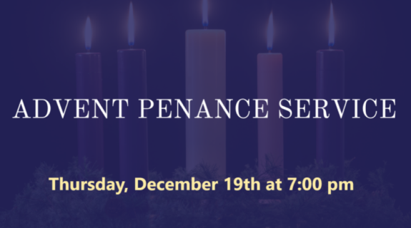 Advent Penance Service 2024 Banner