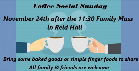 Coffee social Nov 24 2024