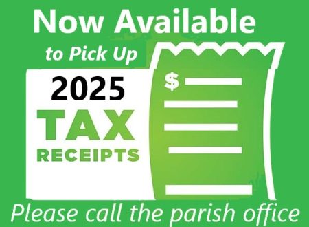 2025 Income Tax Receipt