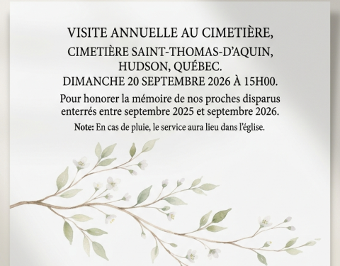 Dimanche 20 septembre à 15h00