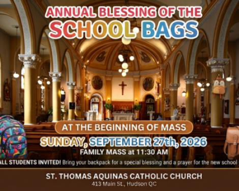 Sunday, September 27th at 11:30 Mass