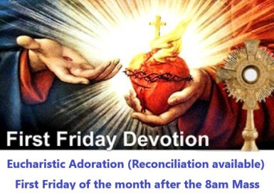 Next Adoration is August 1st
