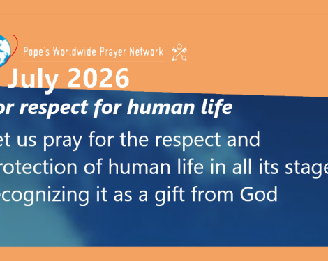 Pope's prayer intention for July