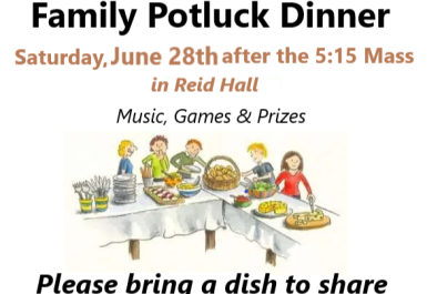Potluck dinner english with music