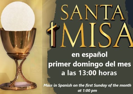 Next Mass in Spanish is June 7th