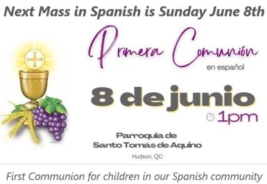 Spanish first communion mass eng
