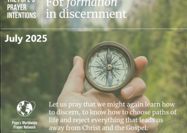 Pope's Prayer Intention for July