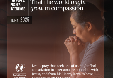 pope's june prayer english