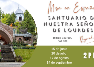 Next Spanish Mass in Rigaud is August 17th
